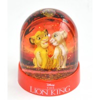 Simba Mini Plastic Snow Globe, Disneyland Paris 